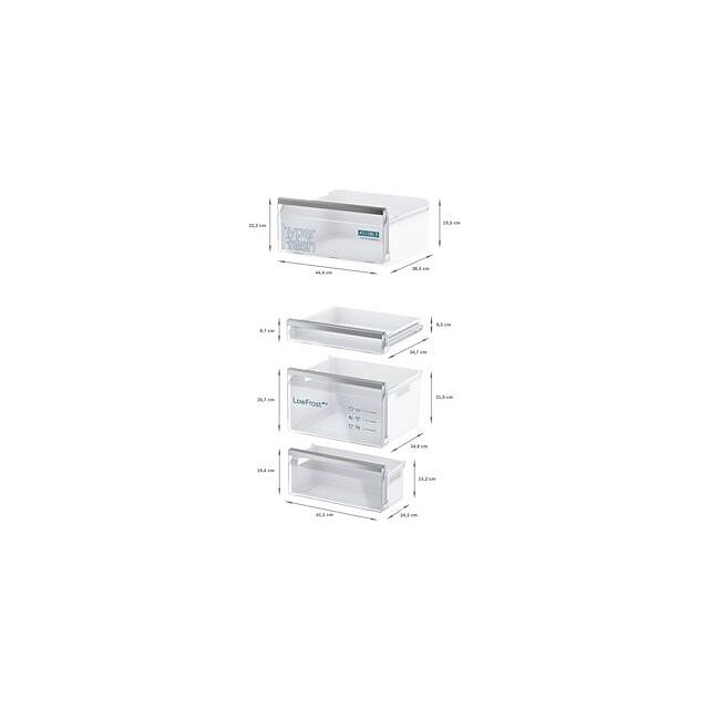 Siemens KI86VVFE0G, Built-in fridge-freezer with freezer at bottom