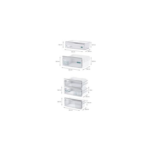 Siemens KI86NHFE0, Built-in fridge-freezer with freezer at bottom