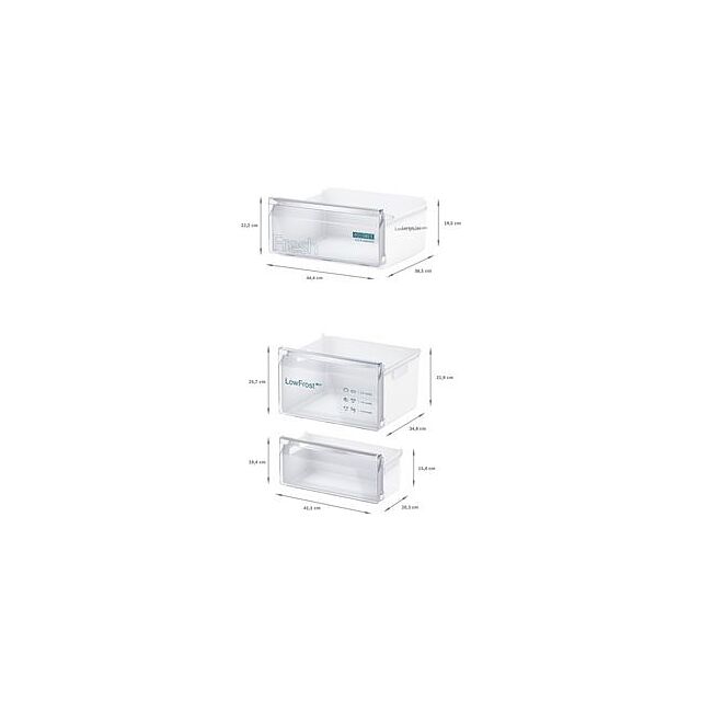Siemens KI87VNSE0G, Built-in fridge-freezer with freezer at bottom