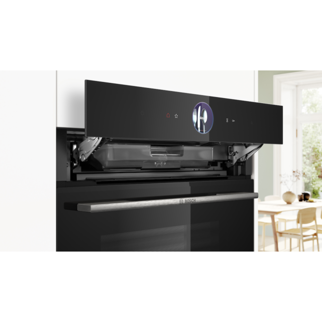 Bosch HSG7364B1B, Built-in oven with steam function