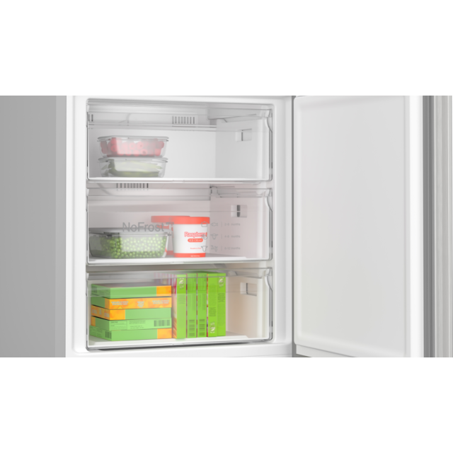 Bosch KGN492LDFG, Free-standing fridge-freezer with freezer at bottom