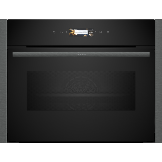 Neff C24MR21G0B, Built-in compact oven with microwave function