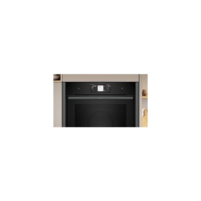 Neff B64VT73G0B, Built-in oven with added steam function