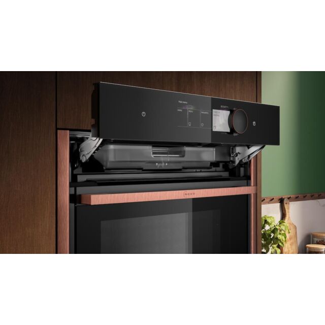Neff B69VY7MY0, Built-in oven with added steam function