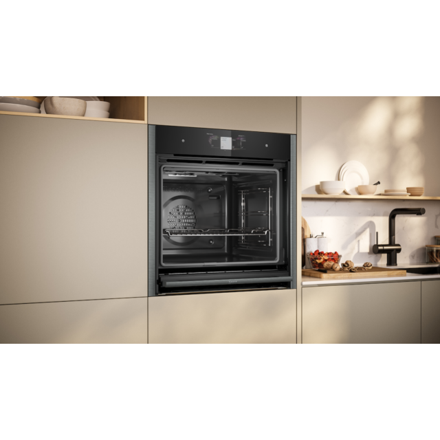 Neff B64VT73G0B, Built-in oven with added steam function
