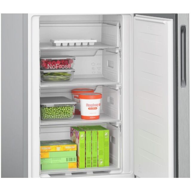 Bosch KGN27NLEAG, Free-standing fridge-freezer with freezer at bottom