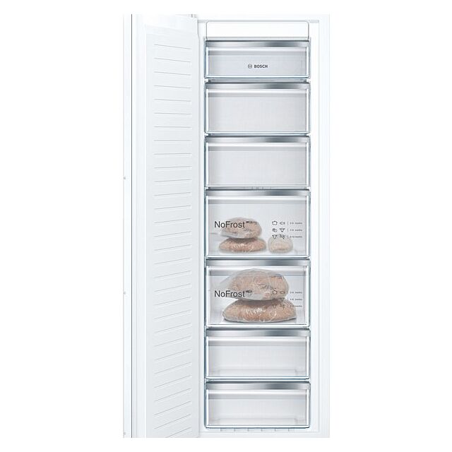 Bosch GIN81VEE0G, Built-in freezer