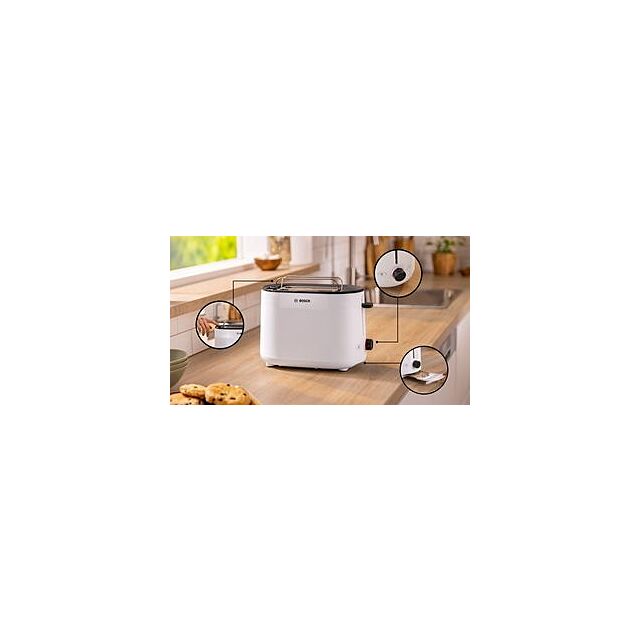 Bosch TAT2M121GB, Compact toaster