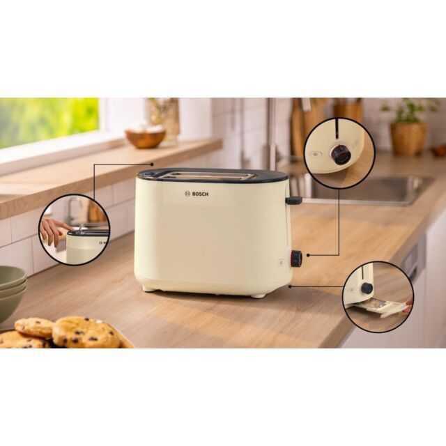 Bosch TAT2M127GB, Compact toaster