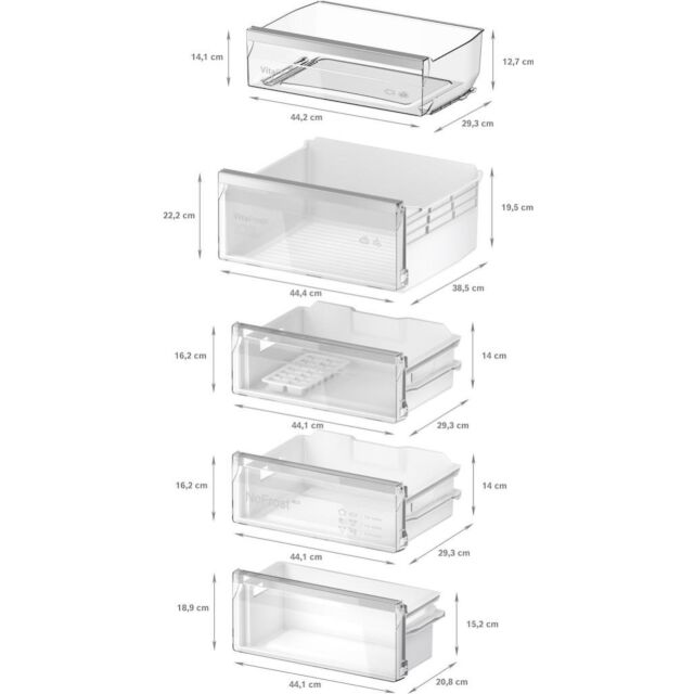Bosch KIN96VFD0, Built-in fridge-freezer with freezer at bottom