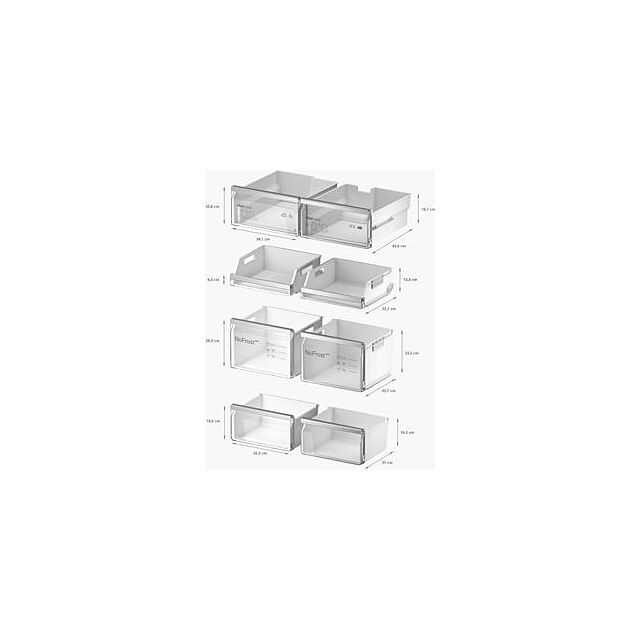 Bosch KFI96APEAG, French door bottom freezer, multi door