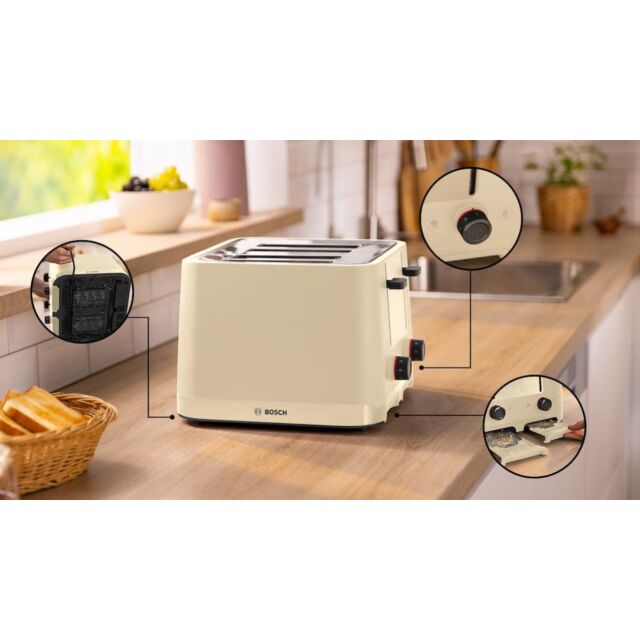 Bosch TAT3M147GB, Toaster