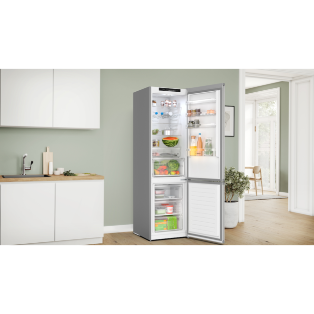 Bosch KGN392LBFG, Free-standing fridge-freezer with freezer at bottom