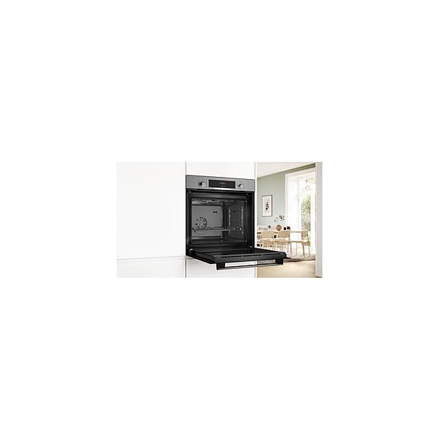 Bosch HQA534BS3B, Built-in oven with added steam function