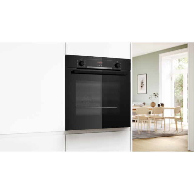 Bosch HQA534BB3B, Built-in oven with added steam function