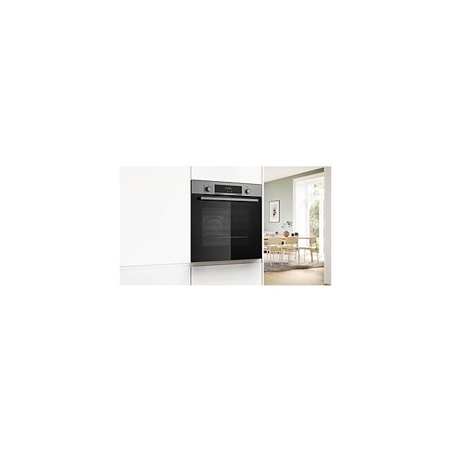 Bosch HQA574BS3B, Built-in oven with added steam function