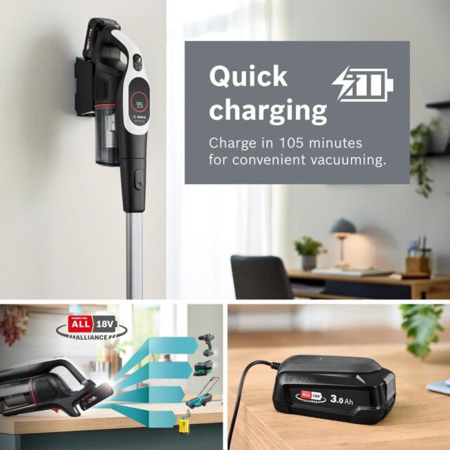 Bosch BBS931WGB, Cordless vacuum cleaner