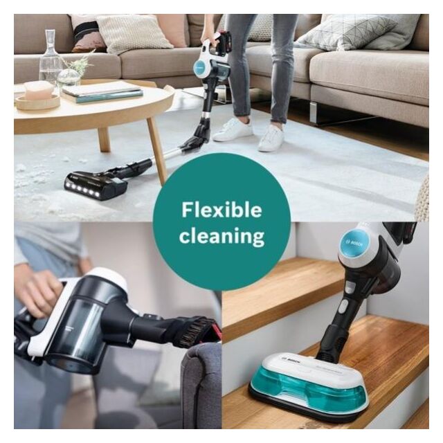 Bosch BCS71HYGGB, Cordless 2 in 1 Vacuum and Mop