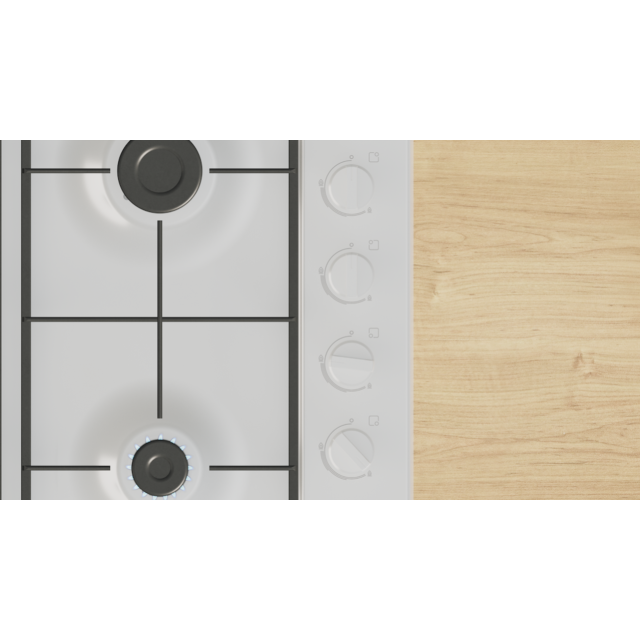 Bosch PBP6B2K60, Gas hob
