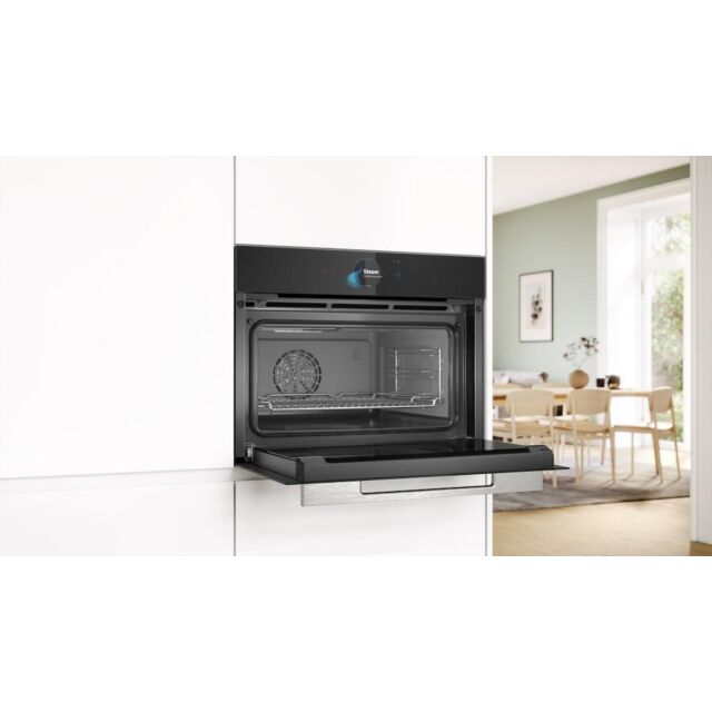 Bosch CSG7584B1, Built-in compact oven with steam function