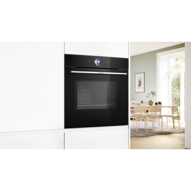 Bosch HMG7764B1B, Built-in oven with microwave function