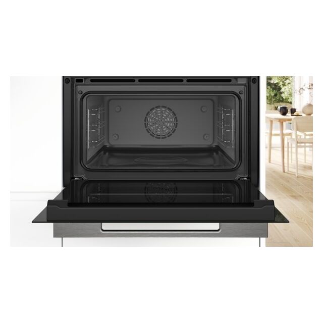 Bosch CSG7584B1, Built-in compact oven with steam function