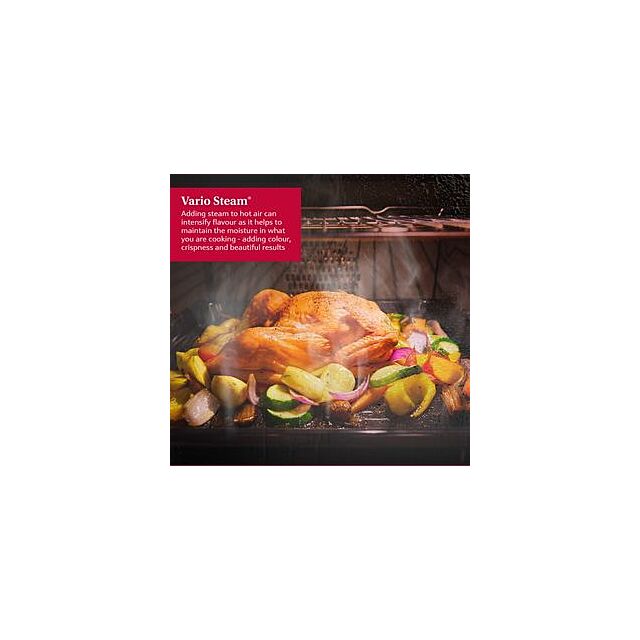 Neff B64VT73G0B, Built-in oven with added steam function