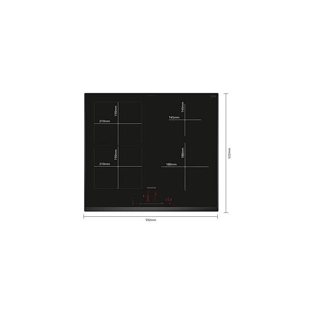 Siemens ED651HSB1E, Induction hob