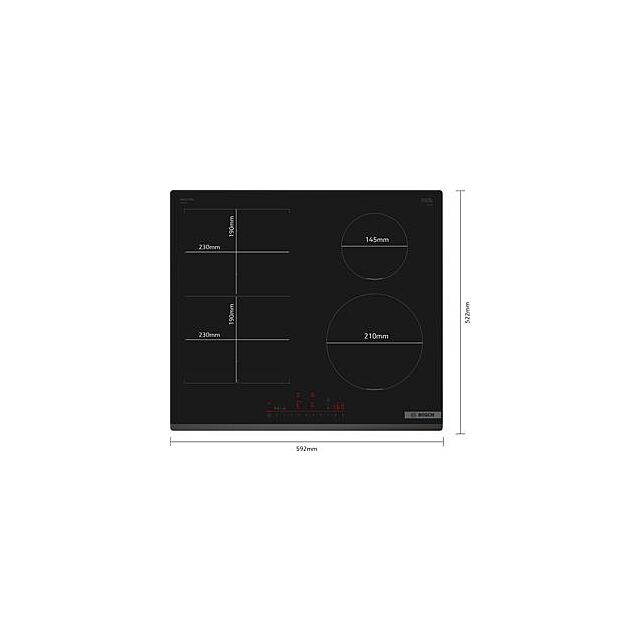 Bosch PIX631HC1E, Induction hob