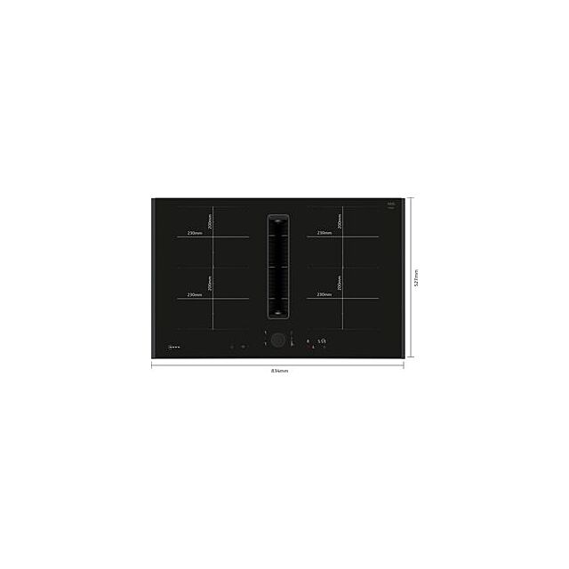 Neff V68AUX4C0, Induction hob with integrated ventilation system