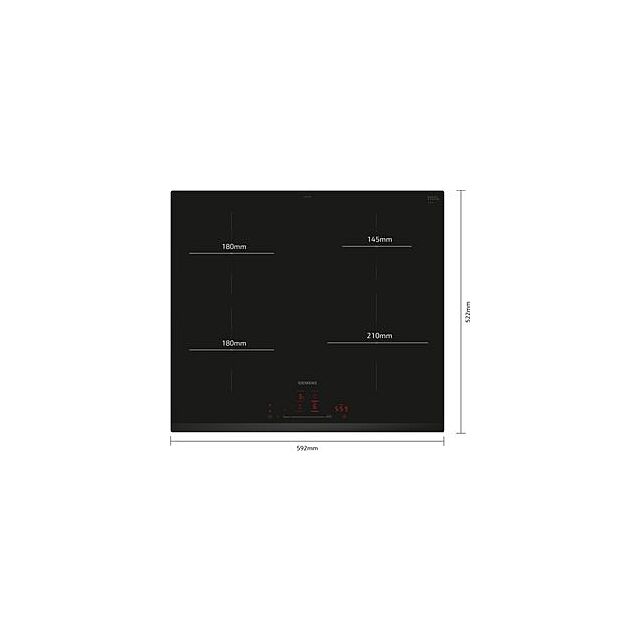 Siemens EH631HEB1E, Induction hob