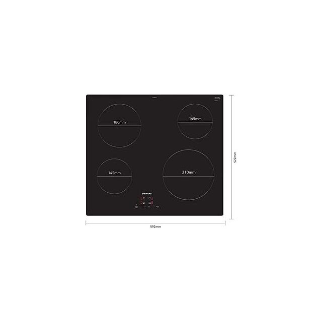 Siemens ET61RBEA1E, Electric hob
