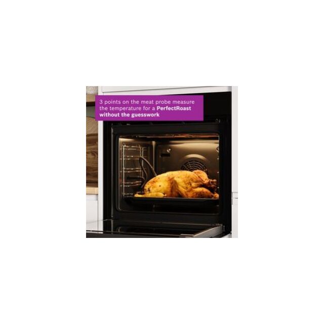 Bosch HMG7764B1B, Built-in oven with microwave function