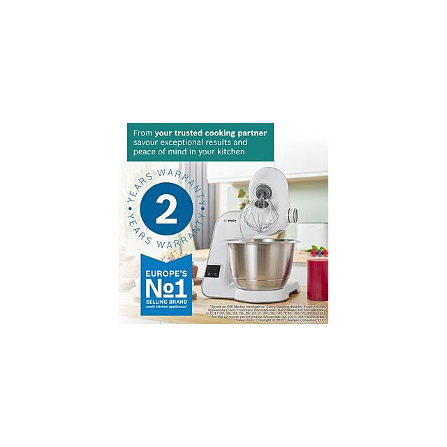 Bosch MUM5XW49GB, Stand mixer with scale