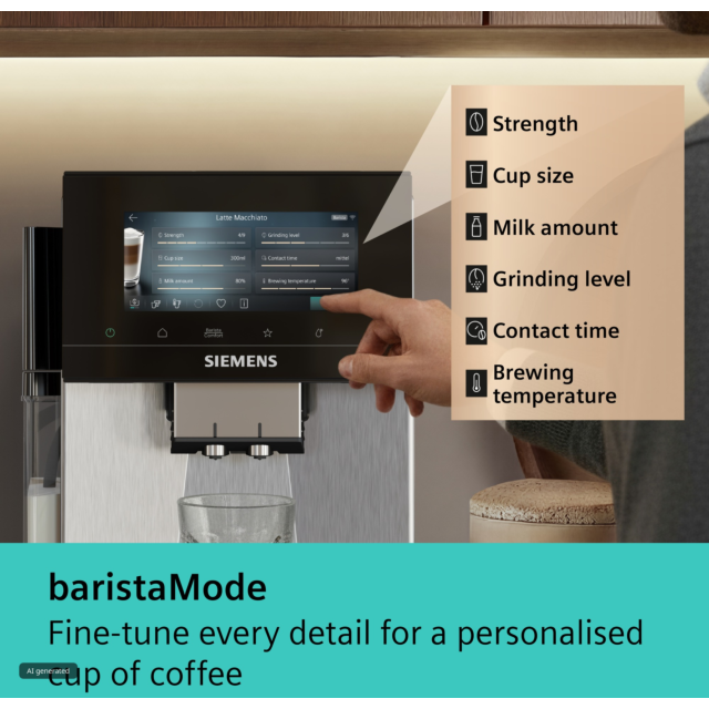 Siemens TQ927GZ3, Fully automatic coffee machine