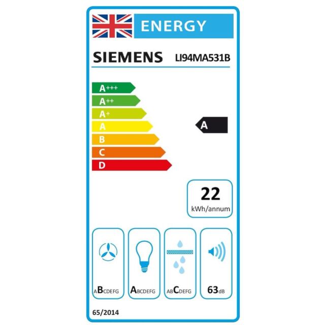 Siemens LI94MA531B, Telescopic cooker hood