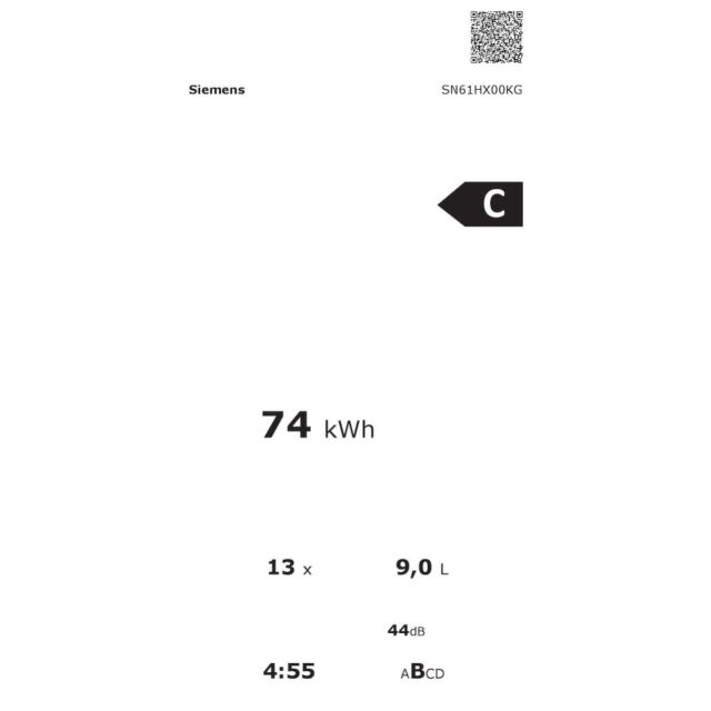 Siemens SN61HX00KG, fully-integrated dishwasher