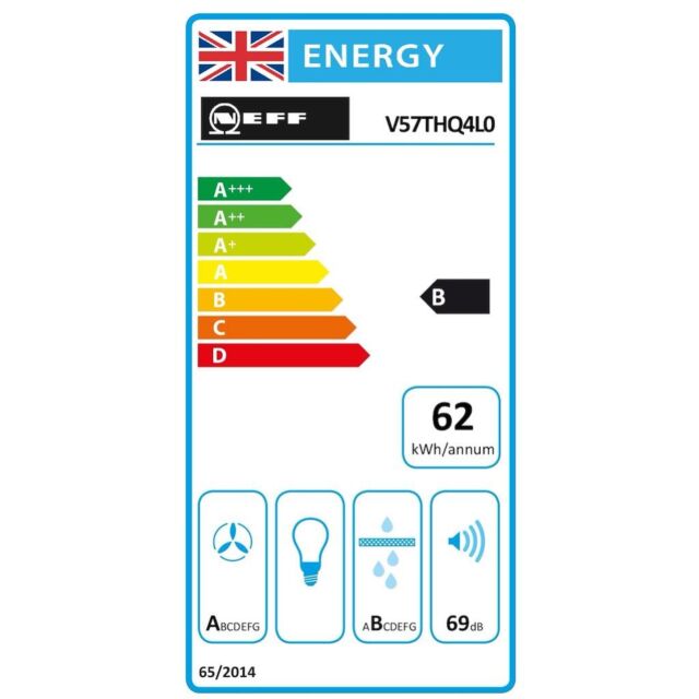 Neff V57THQ4L0, Induction hob with integrated ventilation system