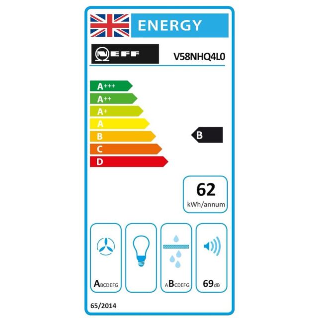 Neff V58NHQ4L0, Induction hob with integrated ventilation system