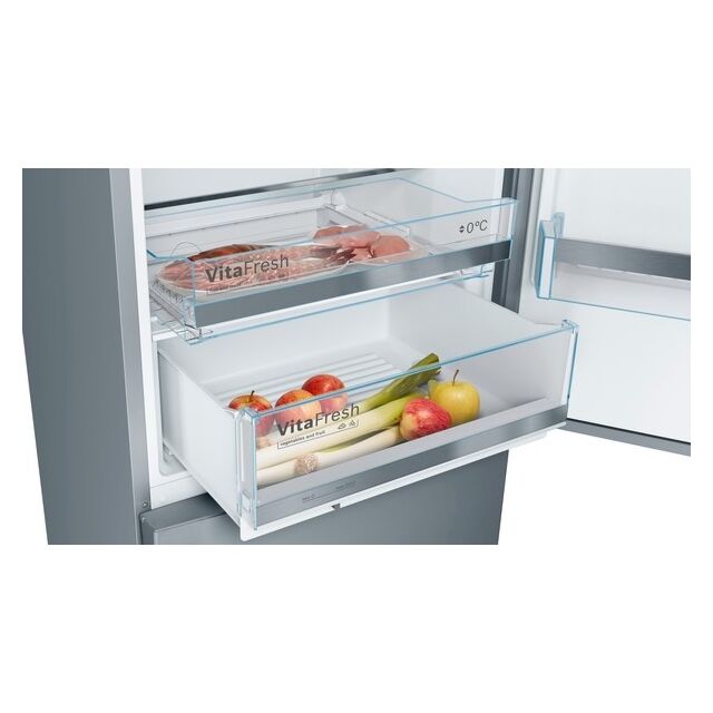Bosch KGE49AICAG, Free-standing fridge-freezer with freezer at bottom