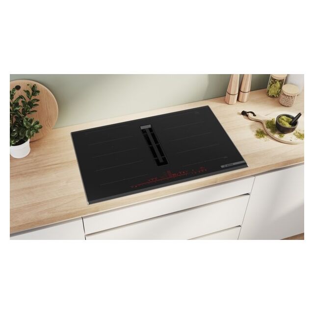 Bosch PXX875D67E, Induction hob with integrated ventilation system