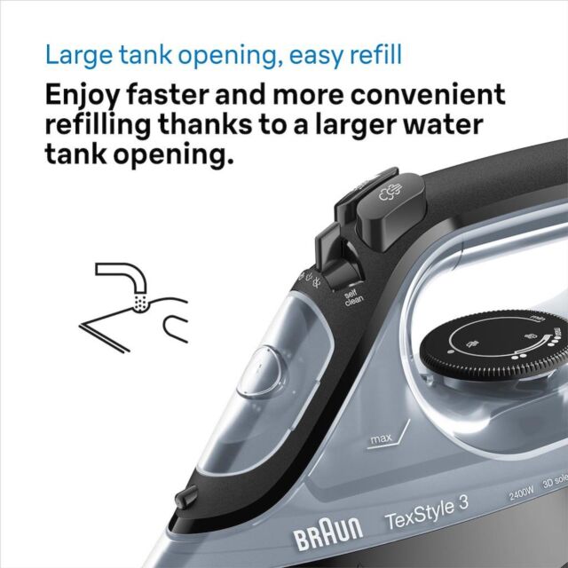 Braun SI3055BK TexStyle 3 Iron - Black
