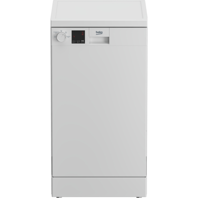 Beko DVS04X20W Freestanding Slimline Dishwasher - White