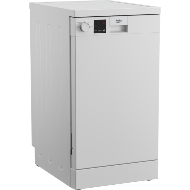 Beko DVS04X20W Freestanding Slimline Dishwasher - White