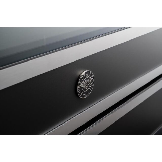 Bertazzoni HER95I2ENET Heritage 90cm Range Cooker Twin Oven Induction Matt Black