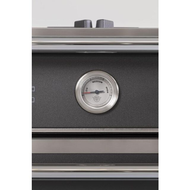 Bertazzoni HER95I2ENET Heritage 90cm Range Cooker Twin Oven Induction Matt Black