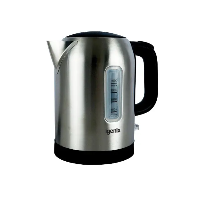 Igenix IGK01022SS 1 Litre 2200W Jug Kettle - Stainless Steel