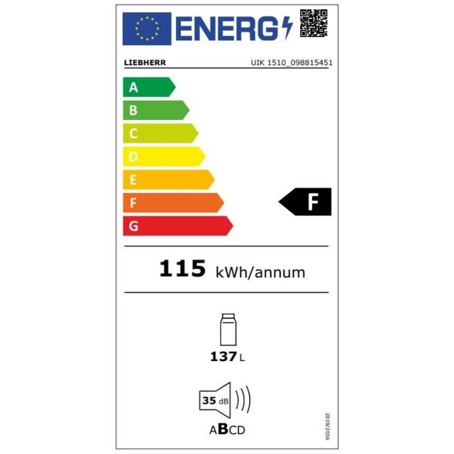 Liebherr UIK1510 Built-Under Fridge