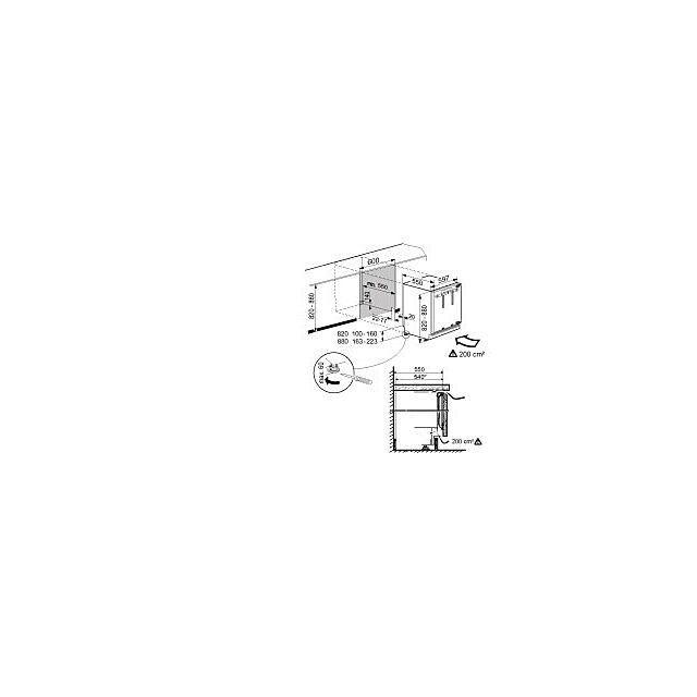 Liebherr UIK1510 Built-Under Fridge