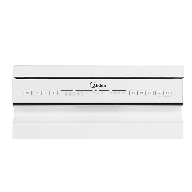 Midea MDWEF1034C(W)-WG-UK 10 Place Setting Freestanding Slimline 45cm Dishwasher - White